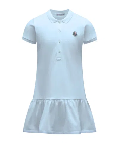 Moncler Logo-patch Dress In Blue