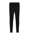 Moncler Logo-patch Elasticated Leggings In Black