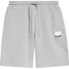 Moncler Logo Patch Fleece Drawstring Sweat Shorts