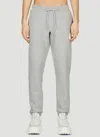 Moncler Gray Drawstring Track Pants In Grey