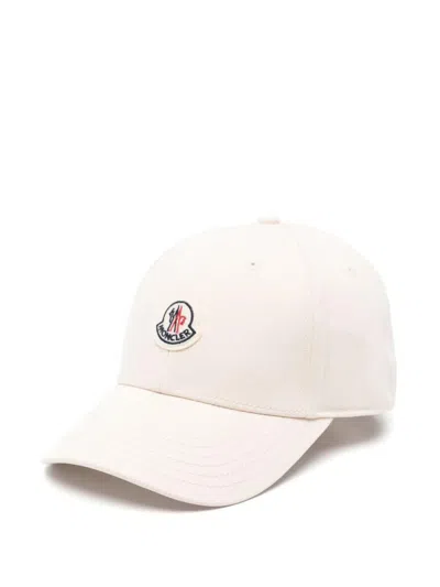Moncler Logo Patch Gabardine Baseball Cap Accessories