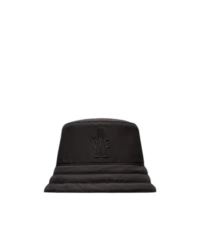 Moncler Logo-patch Gore-tex Bucket Hat In Black
