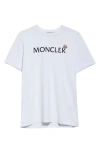 Moncler Logo Patch Graphic T-shirt In Brilliant White