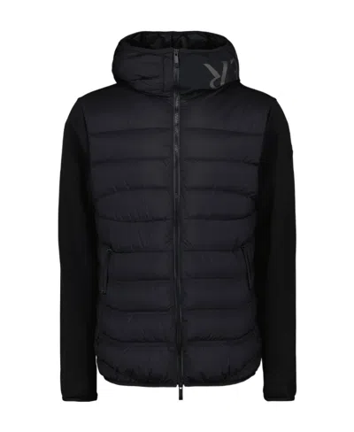 Moncler Logo-patch Hooded Jacket In Black