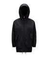 Moncler Logo-patch Hooded Jacket In Black