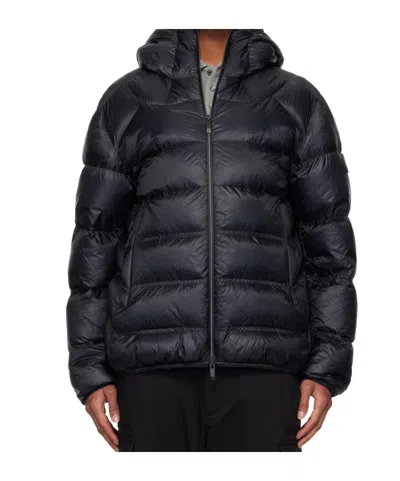MONCLER MONCLER LOGO-PATCH HOODED PADDED JACKET