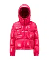 Moncler Karakorum Short Down Jacket Women In Red