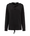 Moncler Logo-patch Hoodie In Black