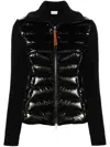 Moncler Logo-patch Jacket In 黑色