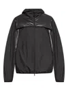 Moncler Logo-patch Jacket In Black
