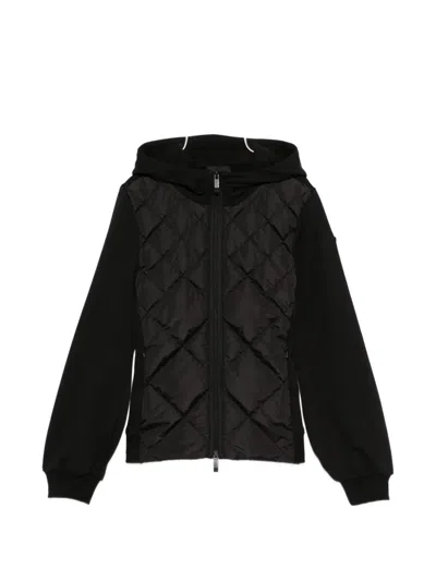 Moncler Logo-patch Jacket In Black
