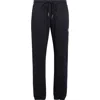 Moncler Logo Patch Joggers In Black