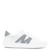 Moncler Gray Sneakers Woman Sneakers Grey Size 7 Other Fibres In White