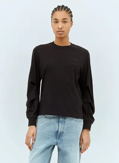 MONCLER LOGO PATCH LONG-SLEEVE T-SHIRT