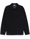 Moncler Logo-patch Overshirt In Blue