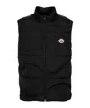 Moncler Logo-patch Padded Gilet In Black