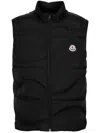 Moncler Logo-patch Padded Gilet In Schwarz