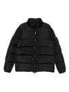 Moncler Logo-patch Padded Jacket In Black