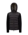 Moncler Logo-patch Padded Jacket In Black