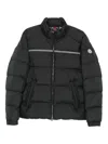 Moncler Long-sleeved Down Jacket In Blue