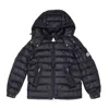 MONCLER MONCLER LOGO PATCH PADDED JACKET