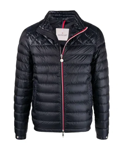 Moncler Daniel Nylon Down Bomber Jacket In Black