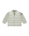 Moncler Logo-patch Padded Jacket In White