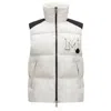 Moncler Oder Down Gilet White In Beige