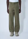 Moncler Men Logo Patch Pants In Green