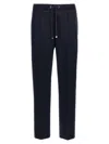 Moncler Logo Jogging Trousers In Blue