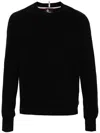 Moncler Logo-patch Performance Sweatshirt In Schwarz