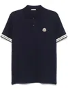 Moncler Logo-patch Short-sleeved T-shirt In Blue