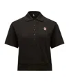 Moncler Polo Shirt In Black