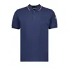 Moncler Cotton Regular Fit Polo Shirt In Blue