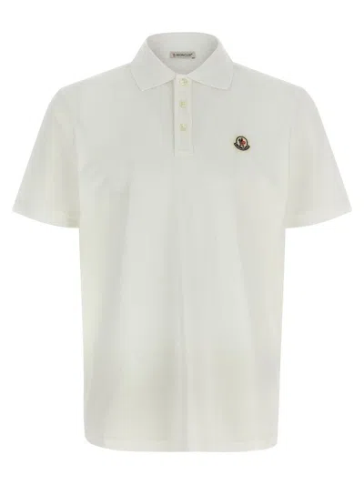 MONCLER MONCLER LOGO PATCH POLO SHIRT