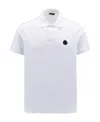 Moncler Classic Cotton Polo T-shirt In White