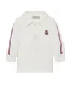 Moncler Logo-patch Polo Shirt In White
