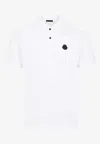 Moncler Classic Cotton Polo T-shirt In White