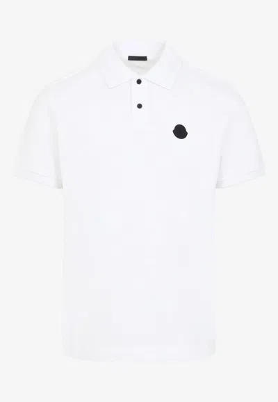 MONCLER LOGO-PATCH POLO T-SHIRT