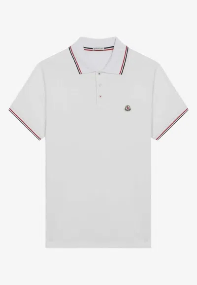 MONCLER LOGO PATCH POLO T-SHIRT