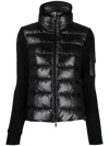 Moncler Logo-patch Puffer Jacket In Black