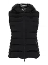 Moncler Logo-patch Quilted Gilet In Black