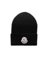 Moncler Wool &amp; Cashmere Beanie In Black