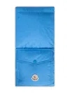 Moncler Logo-patch Scarf In Blue