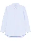 Moncler Logo-patch Shirt In Blue