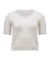 Moncler Logo-patch Short-sleeve Jumper In White