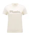 Moncler Cotton Crew-neck T-shirt In White