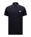 Moncler Year Of The Snake-patch Polo Shirt In Blue
