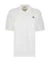 Moncler Logo Short-sleeved Polo T-shirt In White