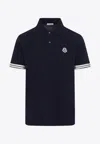 Moncler Logo-patch Short-sleeved T-shirt In Blue